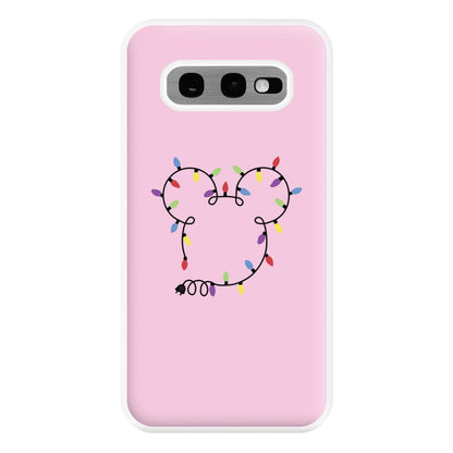 Mouse Christmas Lights Christmas Phone Case for Galaxy S10e