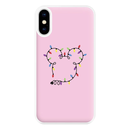 Mouse Christmas Lights Christmas Phone Case for iPhone XS Max