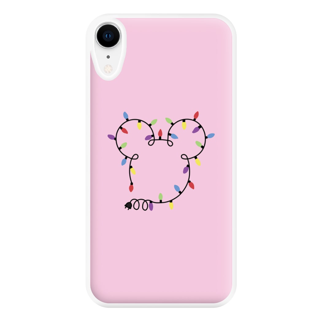 Mouse Christmas Lights Christmas Phone Case for iPhone XR