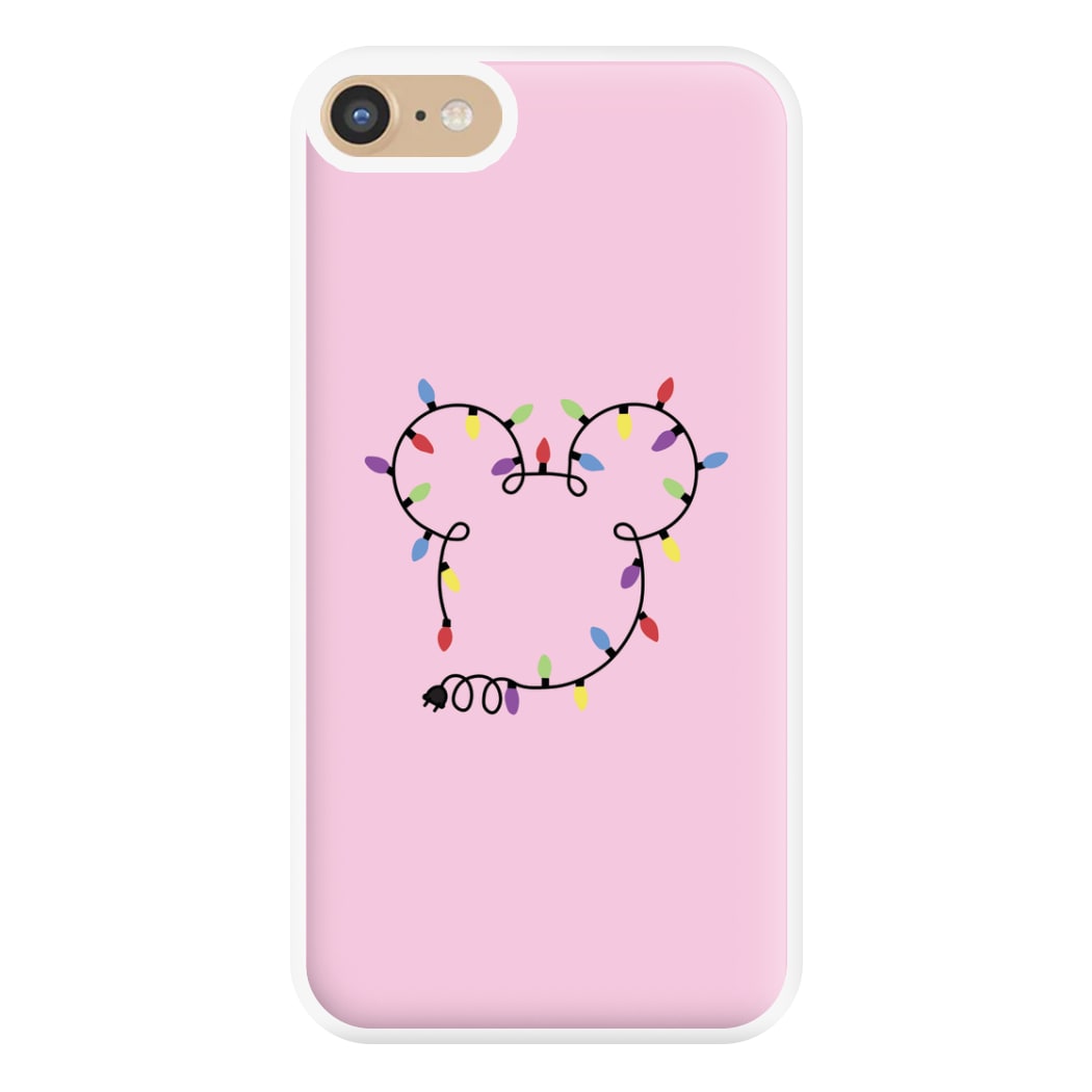 Mouse Christmas Lights Christmas Phone Case for iPhone 6 / 7 / 8 / SE