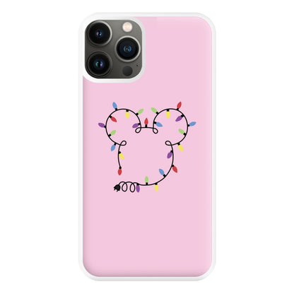 Mouse Christmas Lights Christmas Phone Case for iPhone 13 Pro Max