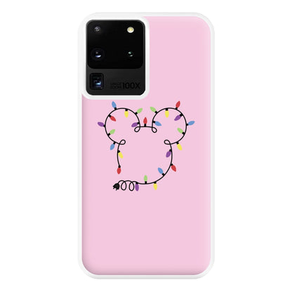 Mouse Christmas Lights Christmas Phone Case for Galaxy S20 Ultra