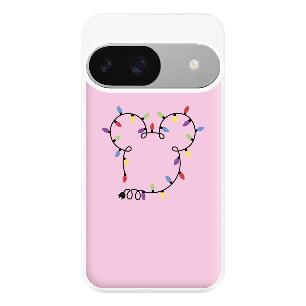 Mouse Christmas Lights Christmas Phone Case for Google Pixel 9 / 9 Pro