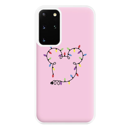 Mouse Christmas Lights Christmas Phone Case for Galaxy S20 Plus