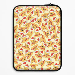 Winnie Pattern Christmas Laptop Sleeve