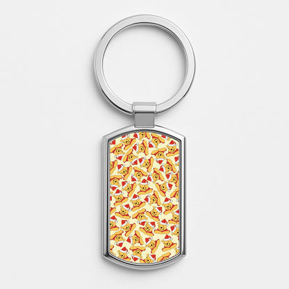 Winnie Pattern Christmas Luxury Keyring