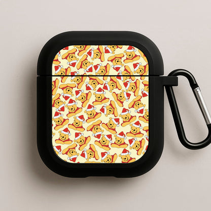 Winnie Pattern Christmas AirPods Case