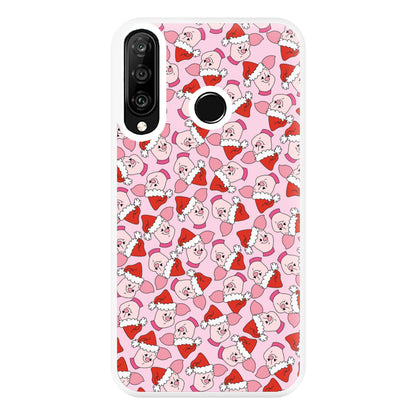 Pig Pattern Christmas Phone Case for Huawei P30 Lite