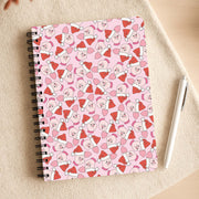 Pig Pattern Christmas Notebook 3