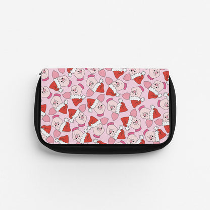 Pig Pattern Christmas Pencil Case
