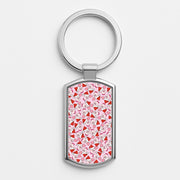 Pig Pattern Christmas Luxury Keyring 1