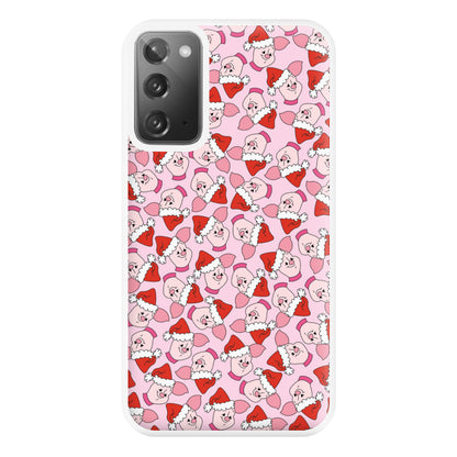 Pig Pattern Christmas Phone Case for Galaxy Note 20 Ultra