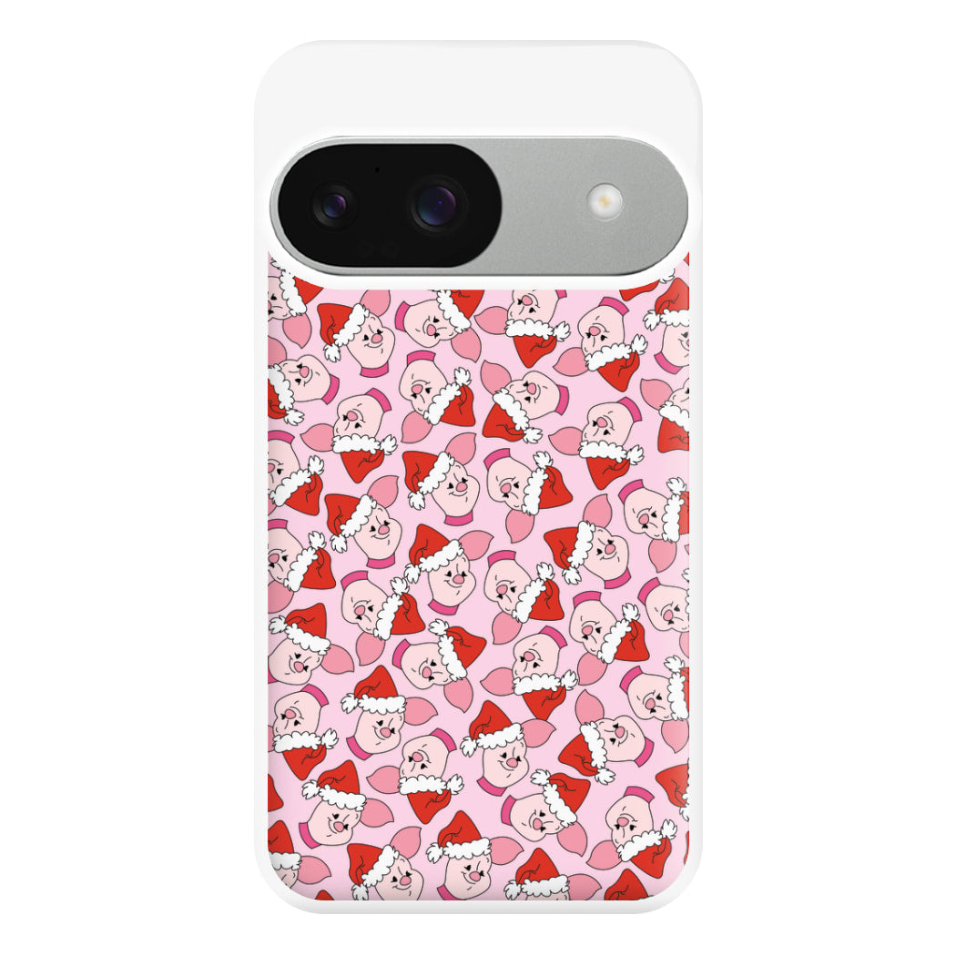 Pig Pattern Christmas Phone Case for Google Pixel 9 / 9 Pro