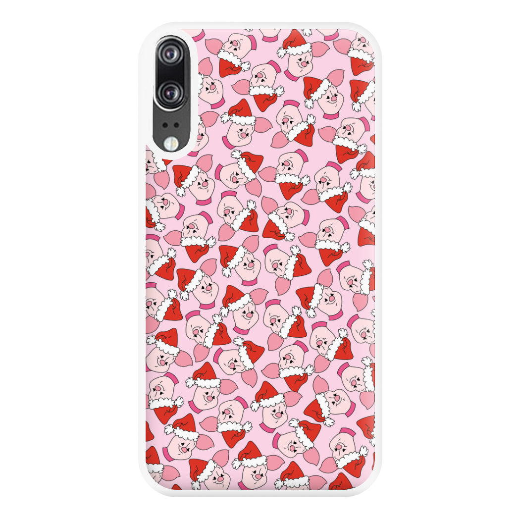 Pig Pattern Christmas Phone Case for Huawei P20