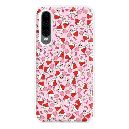 Pig Pattern Christmas Phone Case for Huawei P30