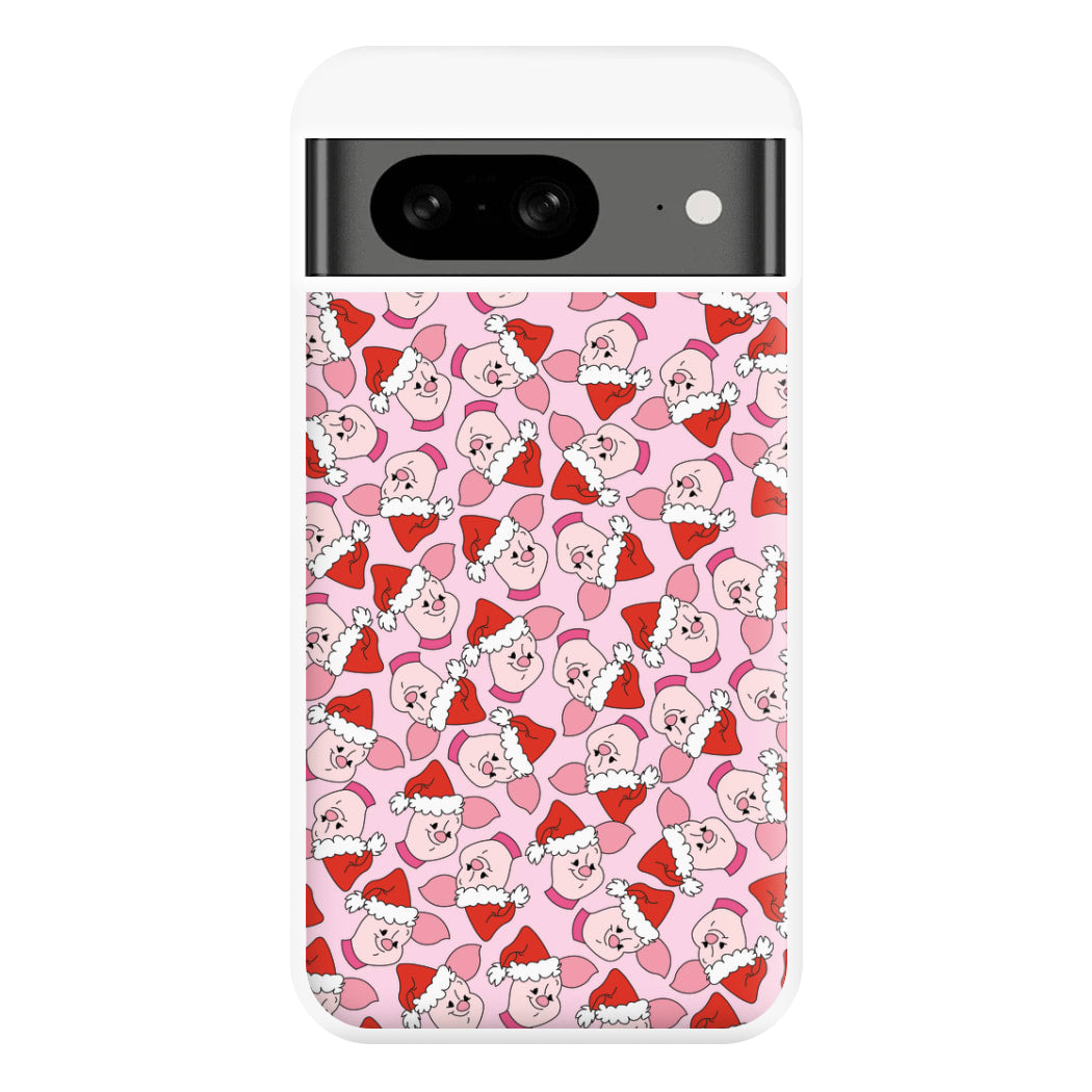 Pig Pattern Christmas Phone Case for Google Pixel 8