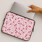 Pig Pattern Christmas Laptop Sleeve 2