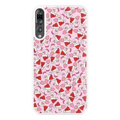 Pig Pattern Christmas Phone Case for Huawei P20 Pro