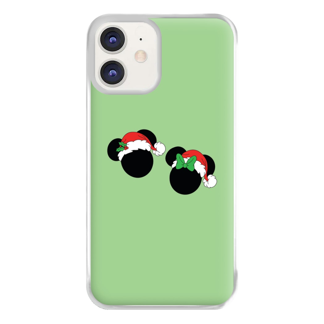 Festive Mice Christmas Phone Case for iPhone 12 / 12 Pro