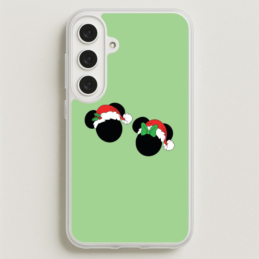 Festive Mice Christmas Phone Case for Galaxy S25FE