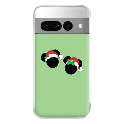 Festive Mice Christmas Phone Case for Google Pixel 7 Pro