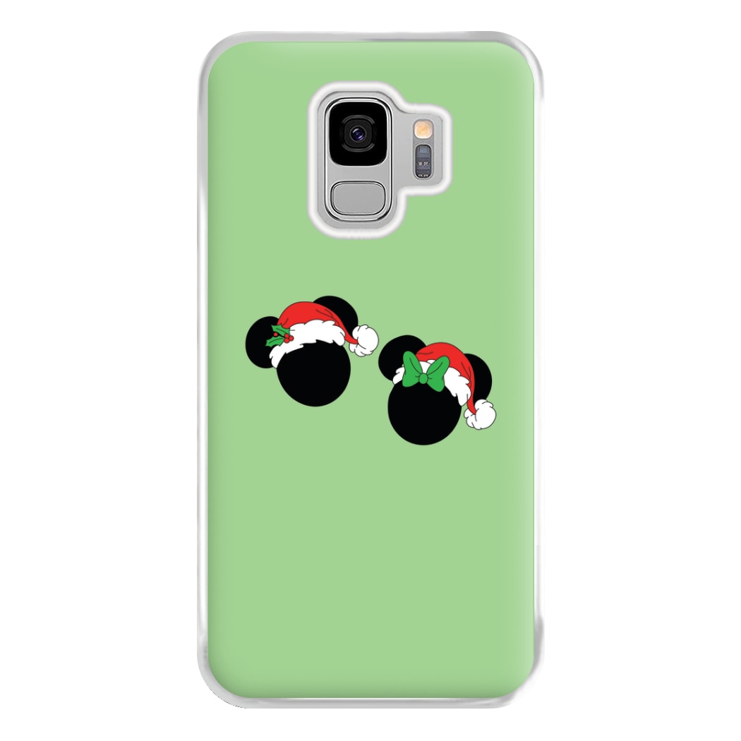 Festive Mice Christmas Phone Case for Galaxy S9 Plus