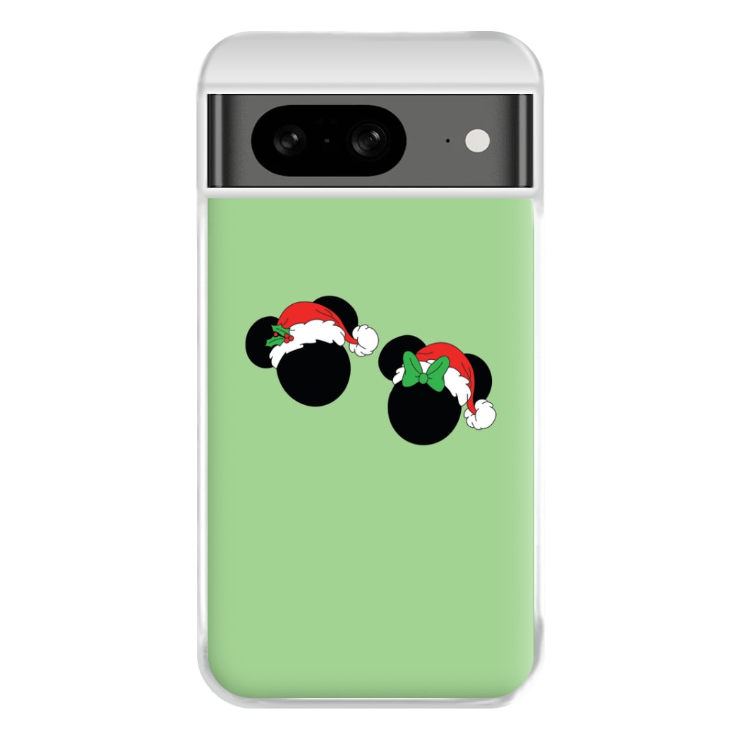 Festive Mice Christmas Phone Case for Google Pixel 8