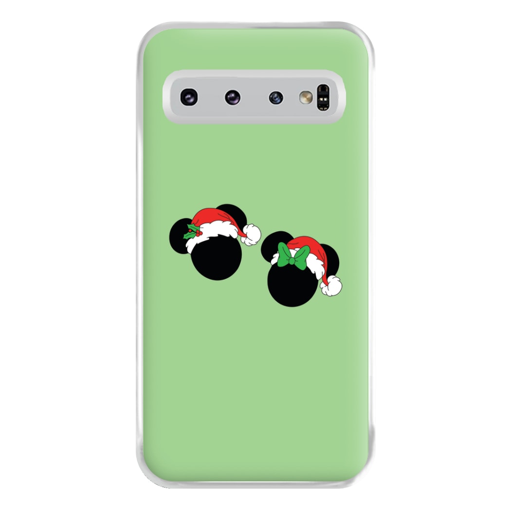 Festive Mice Christmas Phone Case for Galaxy S10 Plus