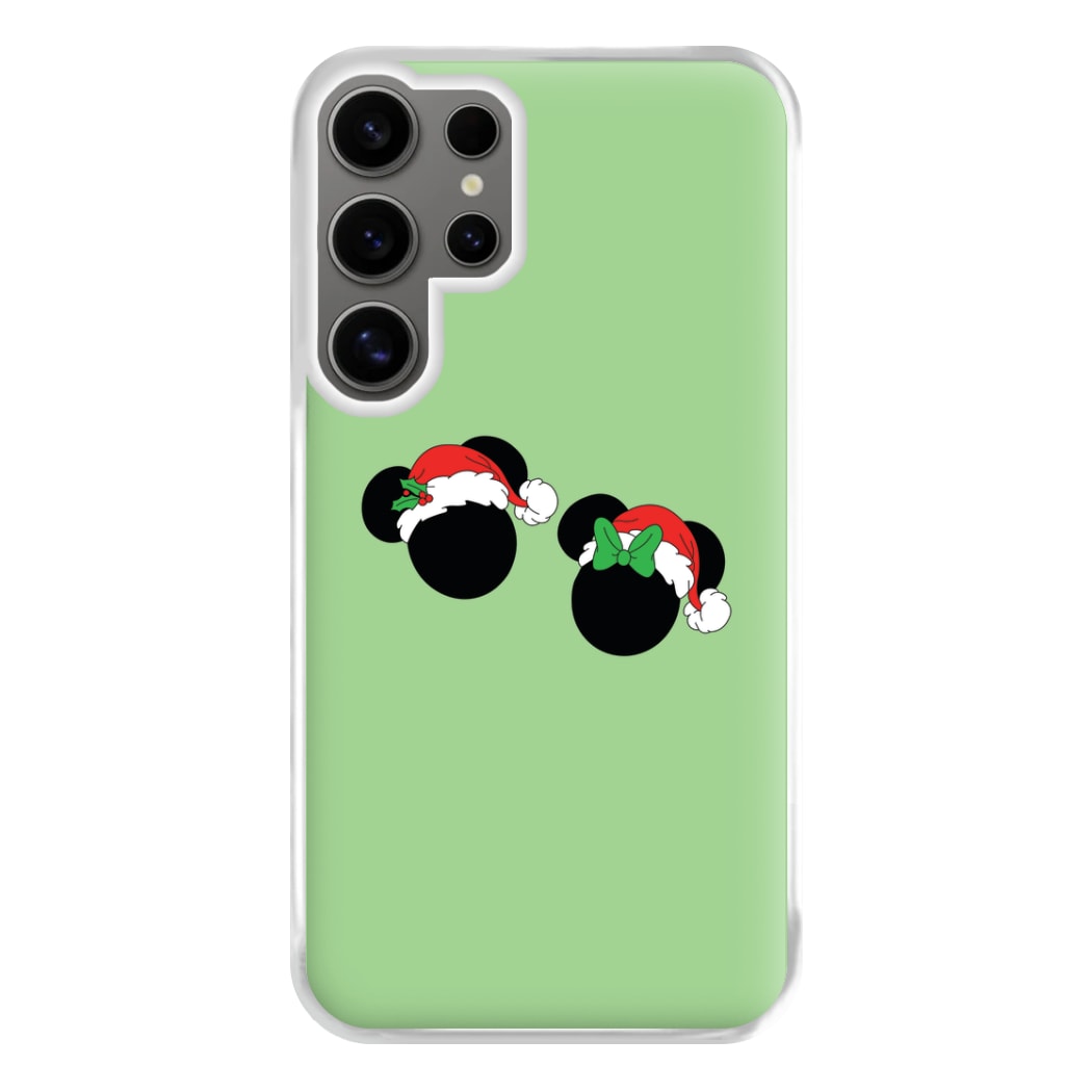 Festive Mice Christmas Phone Case for Galaxy S24 Ultra