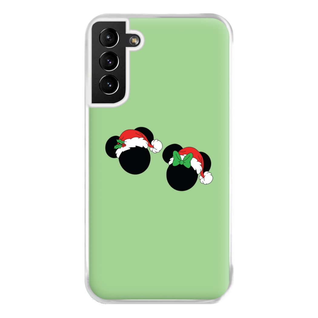 Festive Mice Christmas Phone Case for Galaxy S21 Plus