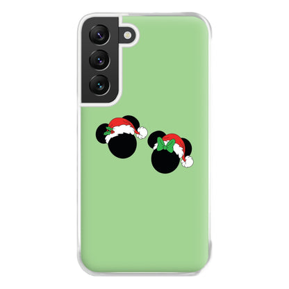 Festive Mice Christmas Phone Case for Galaxy S22 Plus