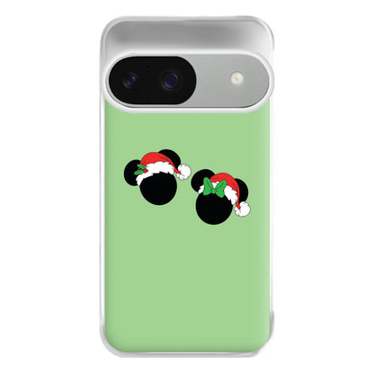 Festive Mice Christmas Phone Case for Google Pixel 9 / 9 Pro