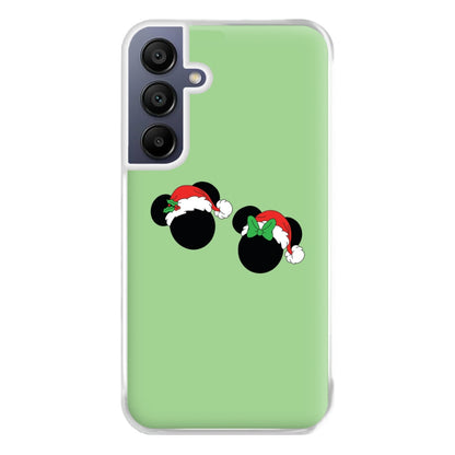 Festive Mice Christmas Phone Case for Galaxy A16