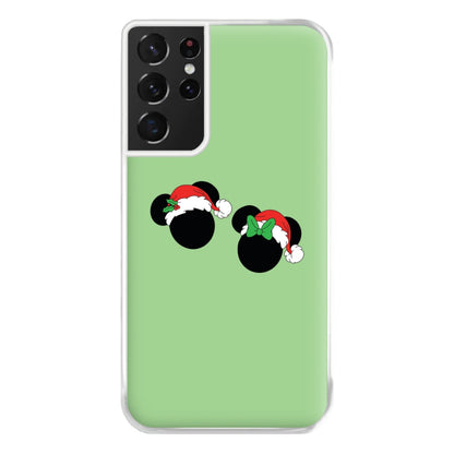 Festive Mice Christmas Phone Case for Galaxy S21 Ultra