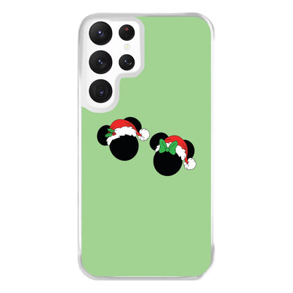 Festive Mice Christmas Phone Case for Galaxy S22 Ultra