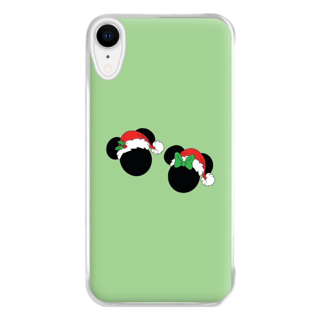 Festive Mice Christmas Phone Case for iPhone XR