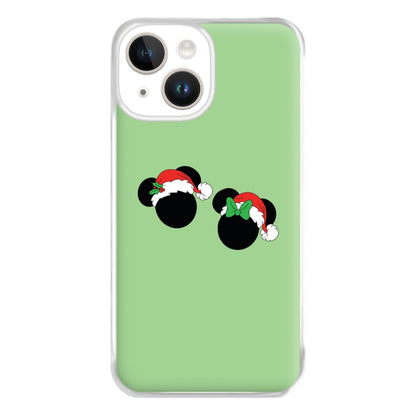 Festive Mice Christmas Phone Case for iPhone 14