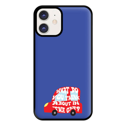 What Do You Think About In The Car? Phone Case for iPhone 12 / 12 Pro