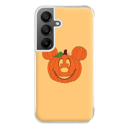 Mouse Pumpkin Halloween Phone Case for Galaxy A55