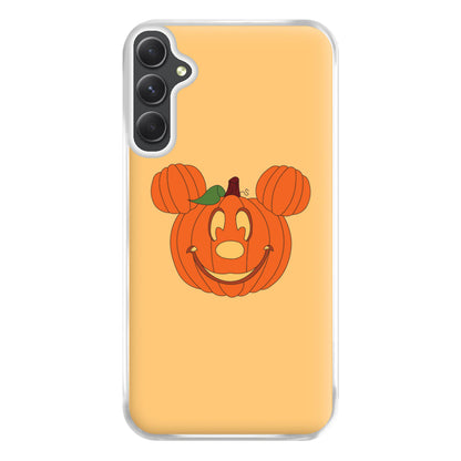 Mouse Pumpkin Halloween Phone Case for Galaxy A34