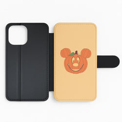 Mouse Pumpkin Halloween Flip Phone Case