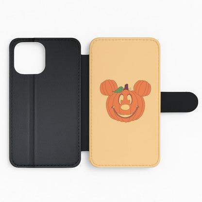 Mouse Pumpkin Halloween Flip Phone Case