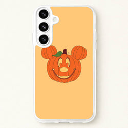 Mouse Pumpkin Halloween Phone Case for Galaxy S26 Plus
