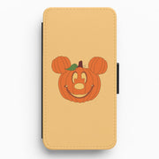 Mouse Pumpkin Halloween Flip / Wallet Phone Case 1