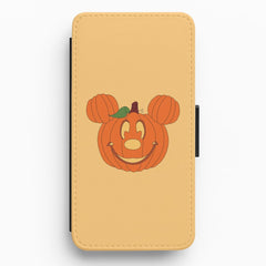 Mouse Pumpkin Halloween Flip / Wallet Phone Case