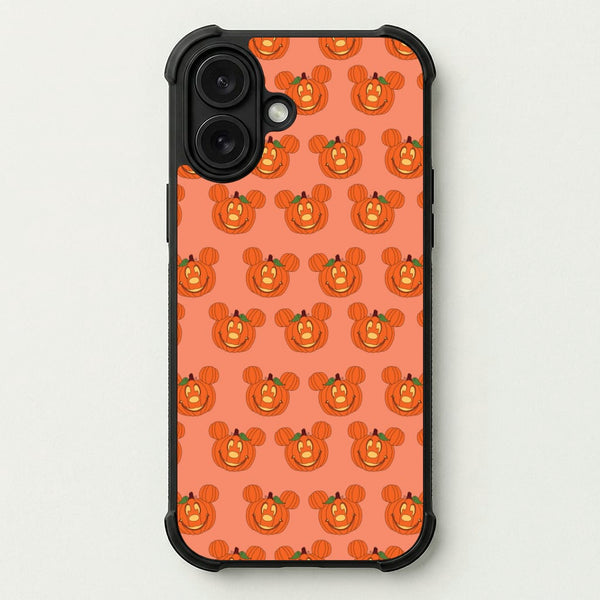 Mouse Pumpkin Pattern Halloween Phone Case — Bumper case