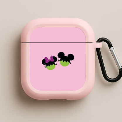 Frankenstein Mice Halloween Pink AirPods Case