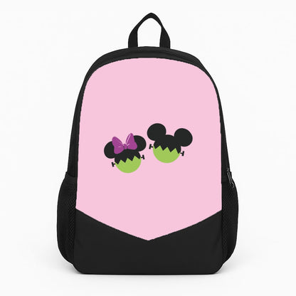 Frankenstein Mice Halloween Large Backpack