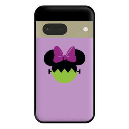 Frankenstein Girl Mouse Halloween Phone Case for Google Pixel 7a