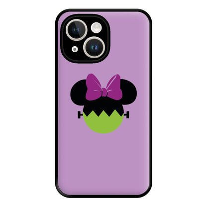 Frankenstein Girl Mouse Halloween Phone Case for iPhone 14 Plus